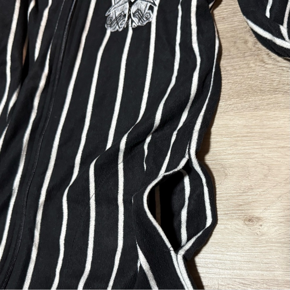 Jack Skellington The Nightmare Before Christmas Adult Pajama Costume Onesie Sz S - Picture 5 of 9
